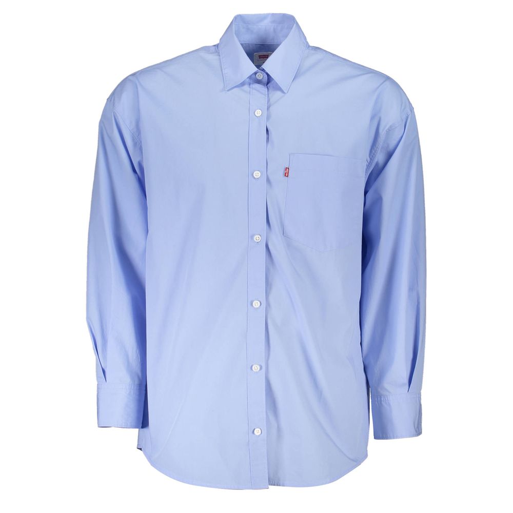 Levi's light blue cotton shirt for men